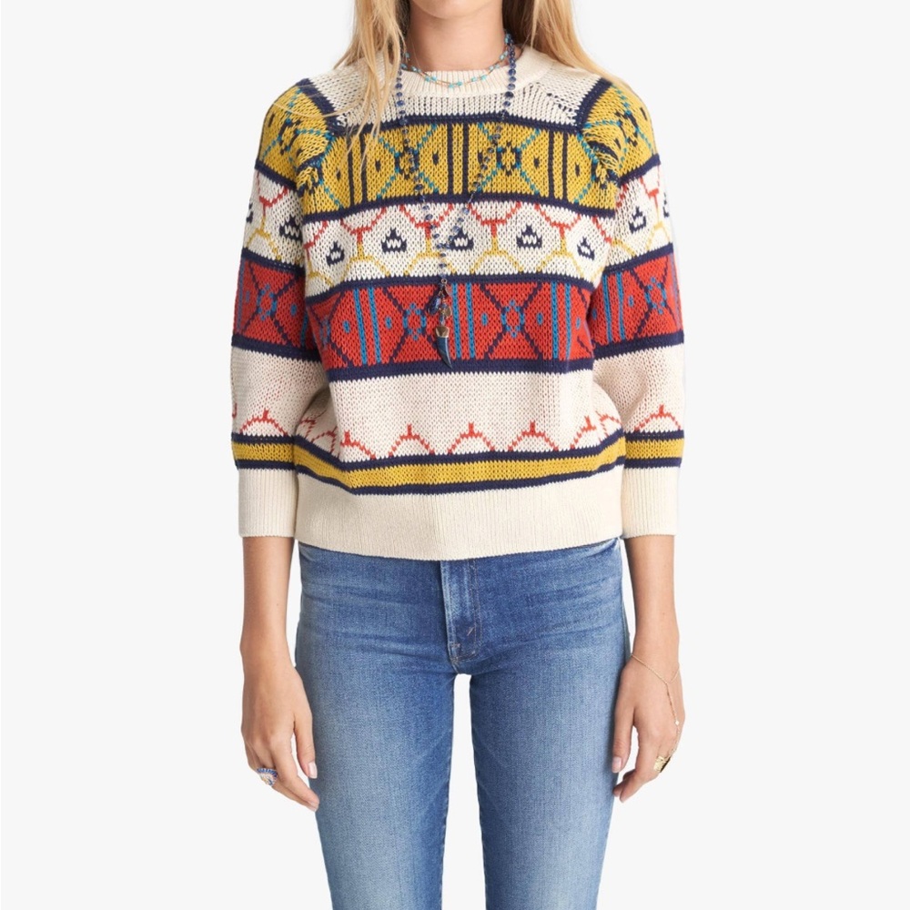 MOTHER Boatneck Jumper in Remember Me Sweater M